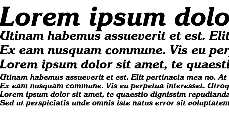 Sample of KarinaBlack Italic
