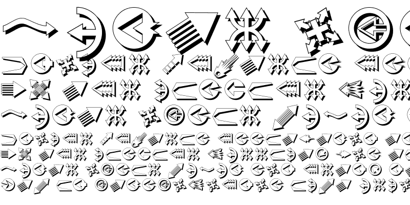 Sample of KArrowsShadow