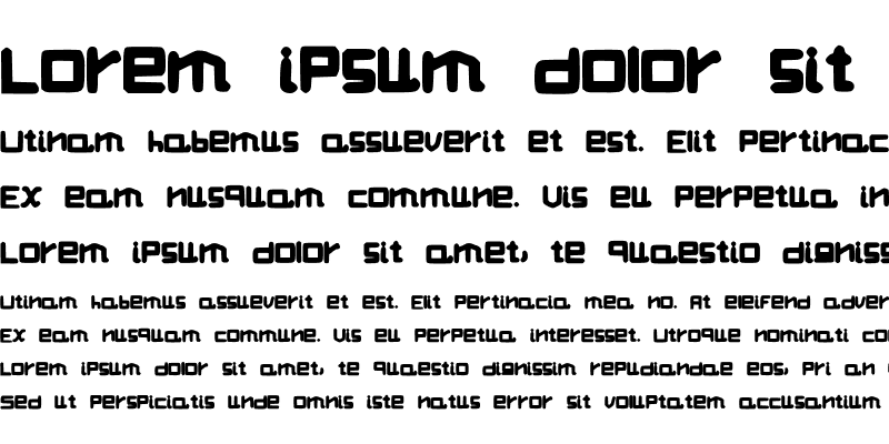 Sample of KasCrackFont Medium