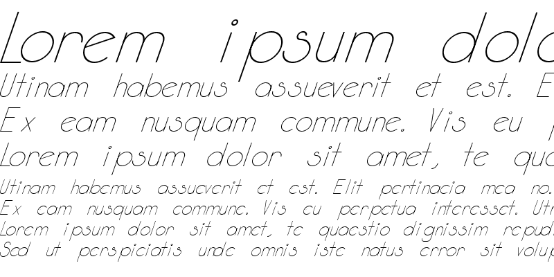 Sample of Kata Bidalan Italic