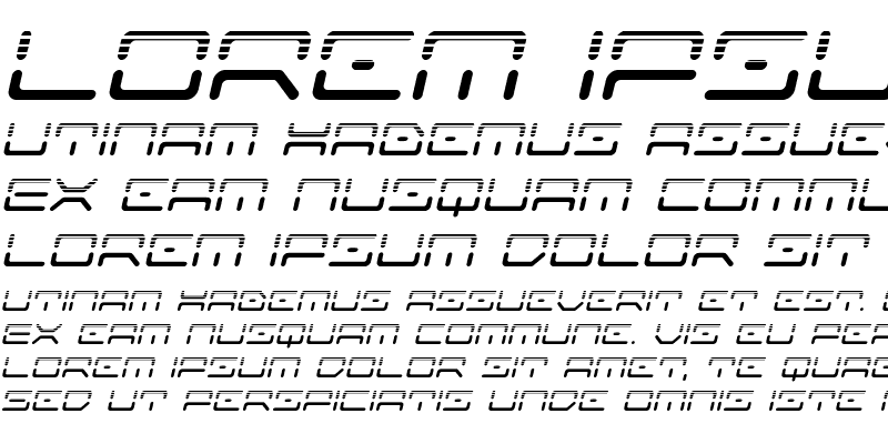 Sample of Kaylon Halftone Italic