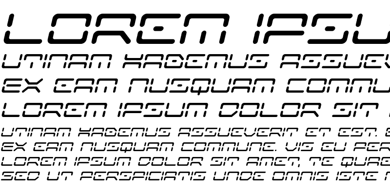 Sample of Kaylon Semi-Bold Italic