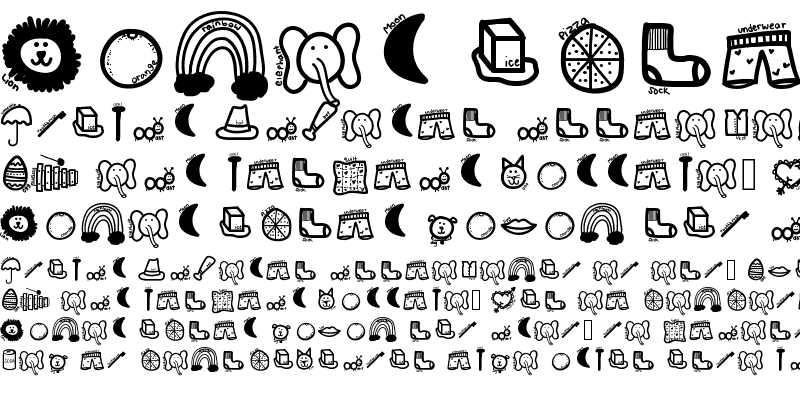 Sample of KBABCDoodles