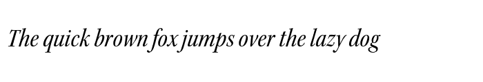 Preview of Kepler Std Condensed Italic Subhead