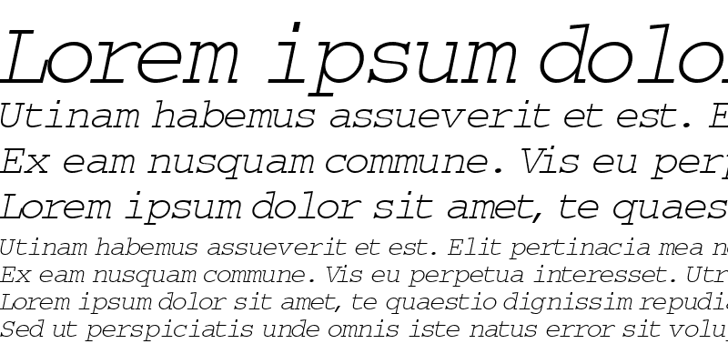 Sample of KerusaSSK Italic