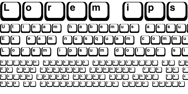 Sample of Keyboard1C Regular