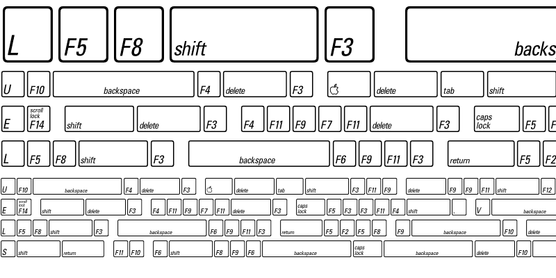 Sample of KeyFontDeutsch Bold