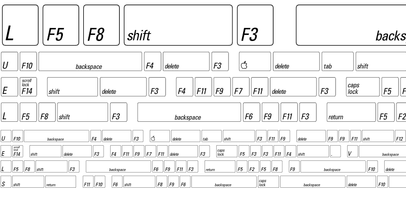 Sample of KeyFontDeutsch-Light