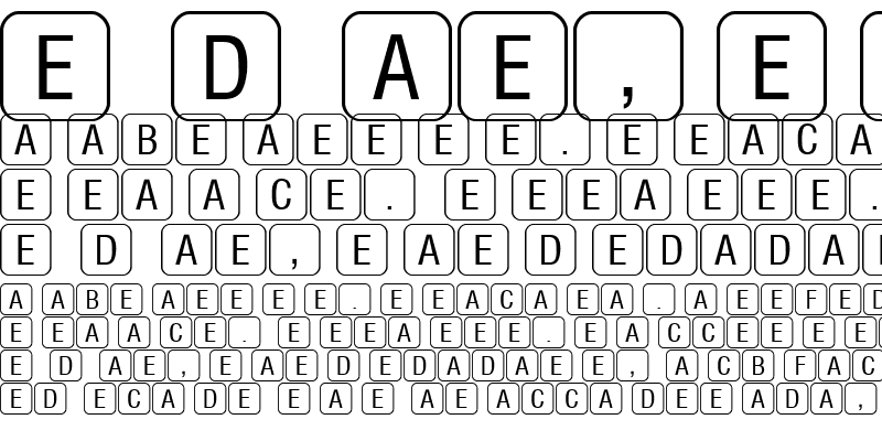 Sample of KeyLetters