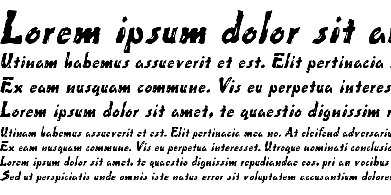 Sample of KidzOnlySSK Italic