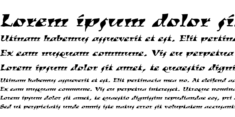 Sample of Kigali Sx Italic