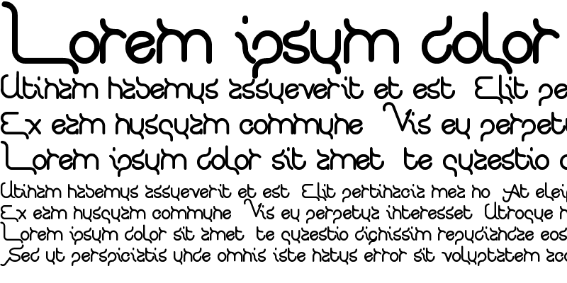Sample of KING OF font And Typography Regular