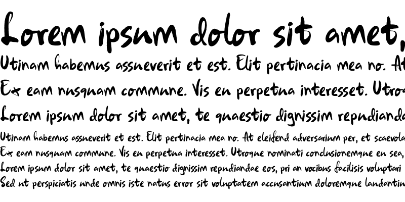 Sample of Kingsmead Script DEMO Regular