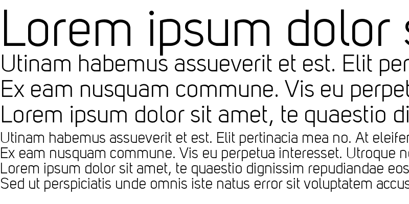 Sample of Kiye Sans