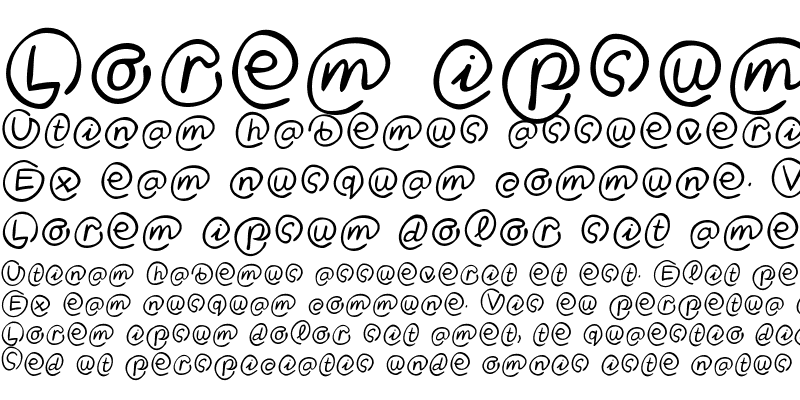 Sample of Klammeraffen Medium Italic