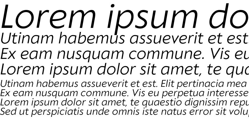 Sample of Klein Text Trial Book Italic