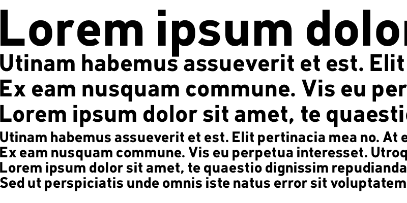 Sample of Klima Bold