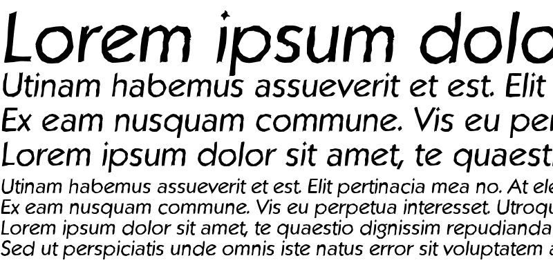Sample of KoblenzAntique Italic