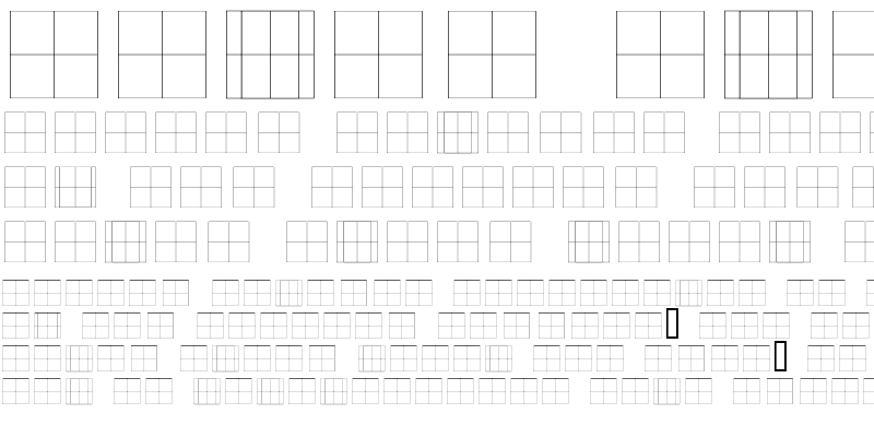 Sample of Koch Quadrat Guides Regular