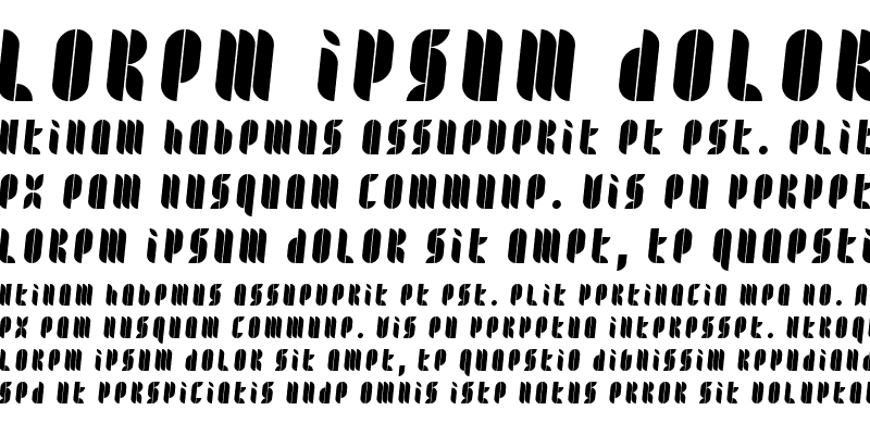 Sample of Kombi Italic