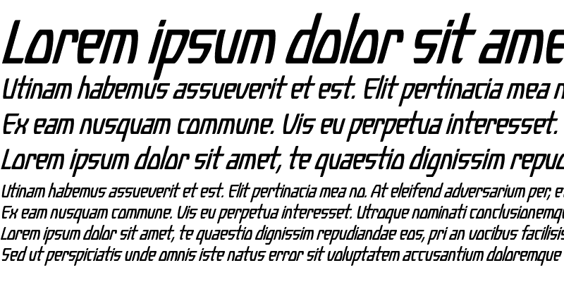 Sample of Kompressor Italic