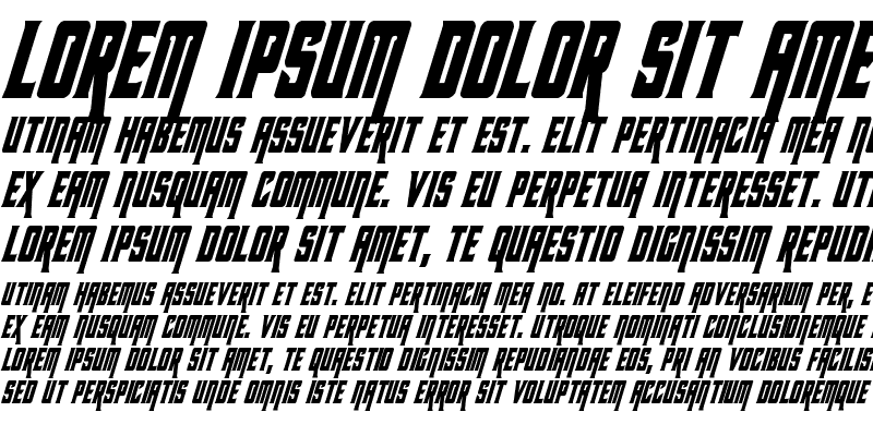 Sample of Kondor Condensed Italic