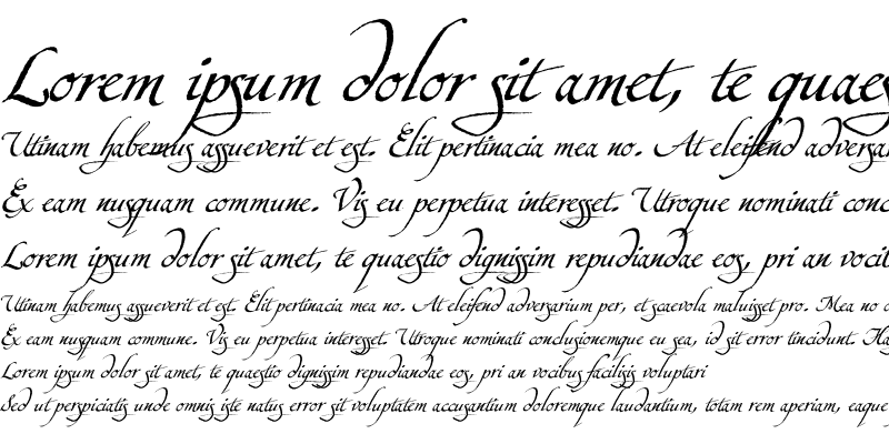 Sample of Konstantin Script Be