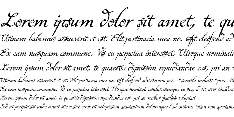 Sample of Konstantin Script Ce
