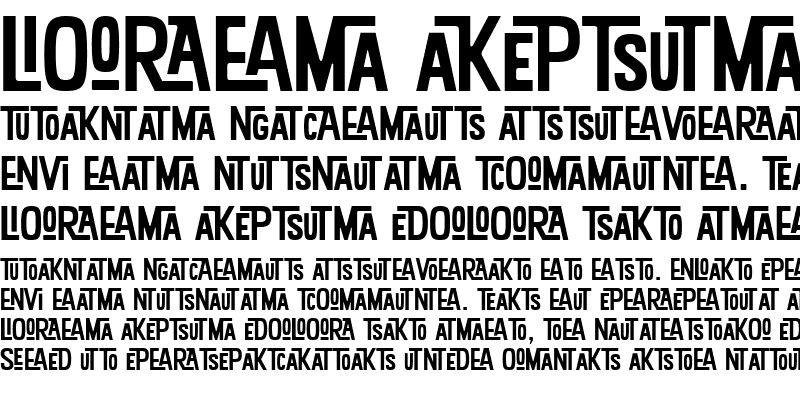 Sample of KonTikiAlohaLigaturesJF