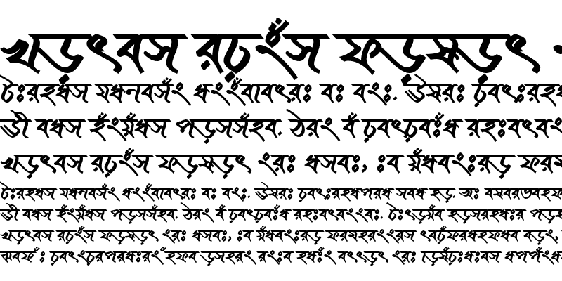 Sample of KopotakshaMJ Bold Italic