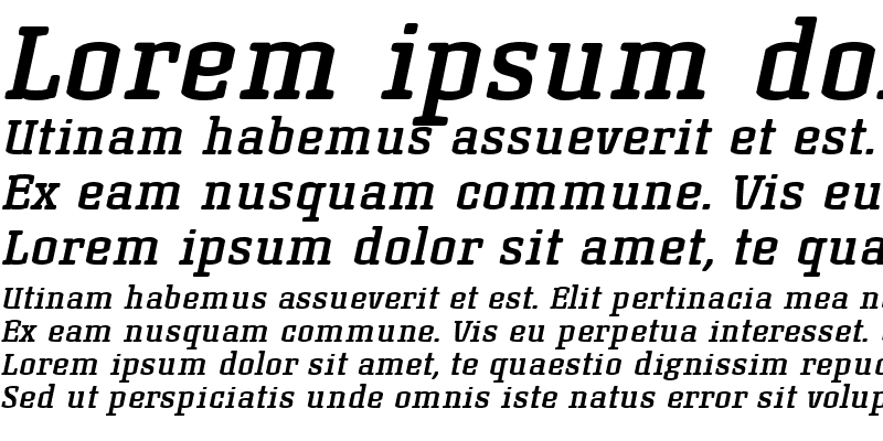 Sample of Korneuburg Slab Bold