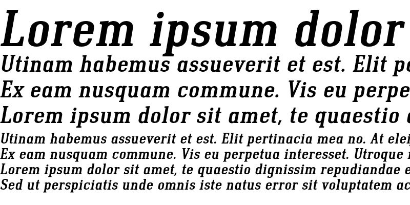 Sample of Krasivyi Bold Italic