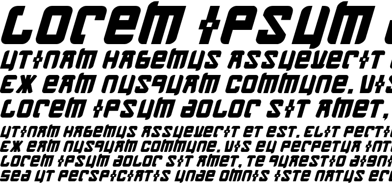 Sample of Kremlin Menshevik Bold Italic Bold Italic
