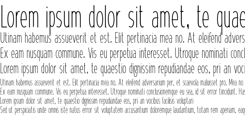 Sample of Krempeng Sans Regular