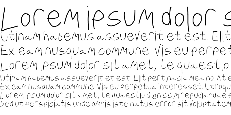 Sample of Krieg Font Medium