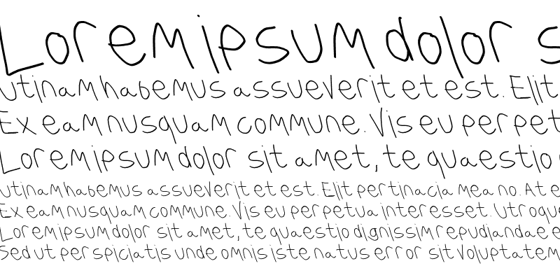 Sample of Krieg Font