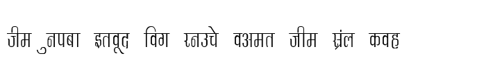 Preview of Kruti Dev 340 Thin