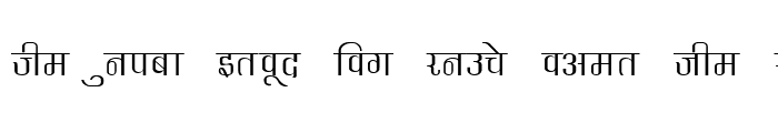 Preview of Kruti Dev 345 Regular