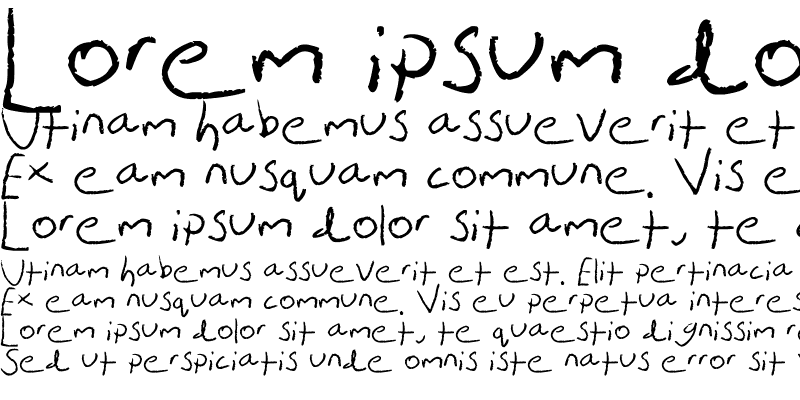 Sample of Krynn's Handwriting