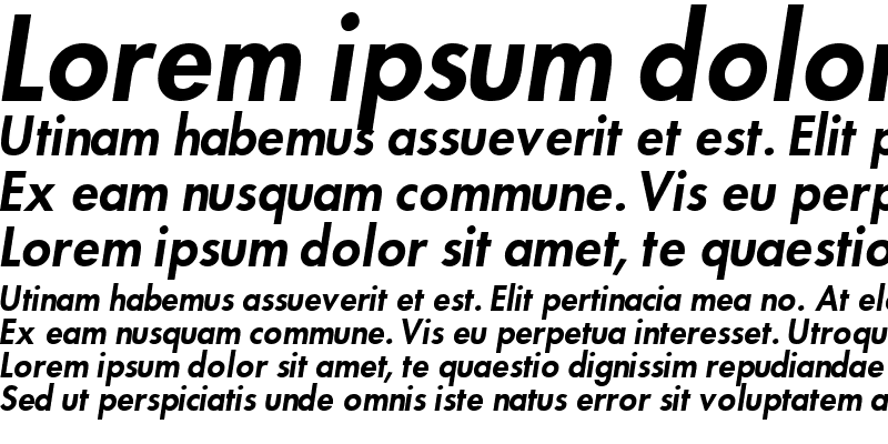 Sample of KudosBlackSSK Italic