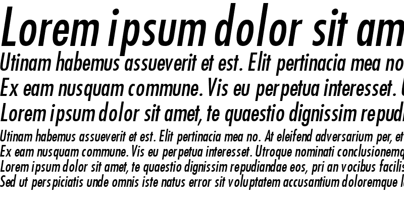 Sample of KudosCondSSK Italic