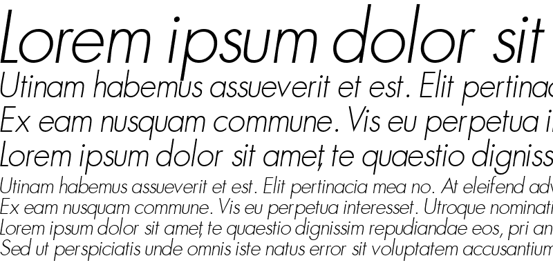 Sample of KudosLightSSK Italic