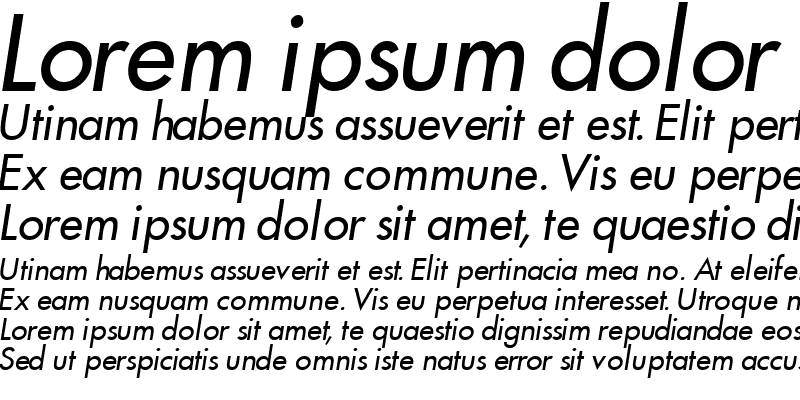 Sample of KudosSSK Italic