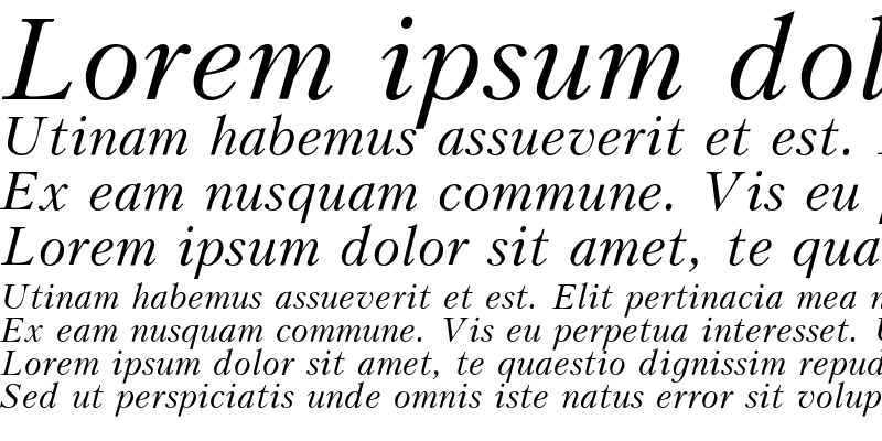Sample of KudrashovC Italic
