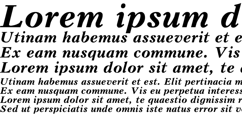 Sample of Kudriashov Bold Italic