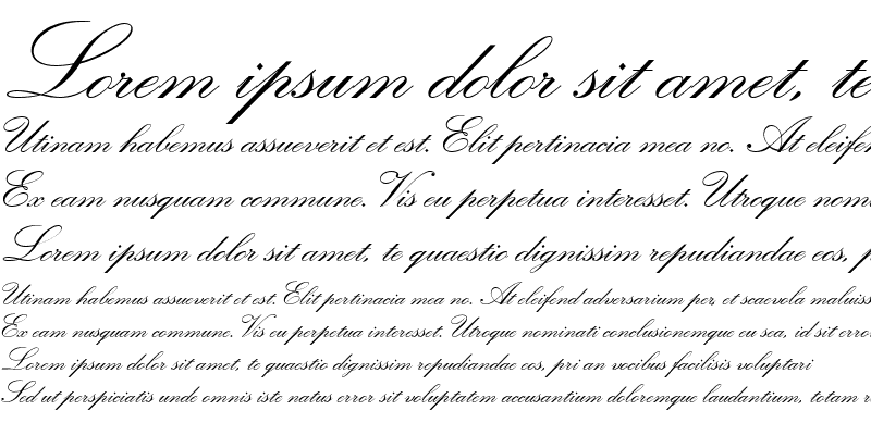 Sample of KuenstlerScript BoldItalic