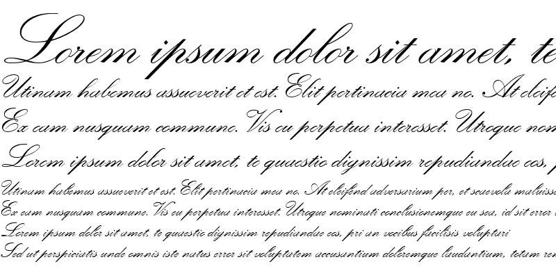 Sample of KuenstlerScript LT TwoBold Regular