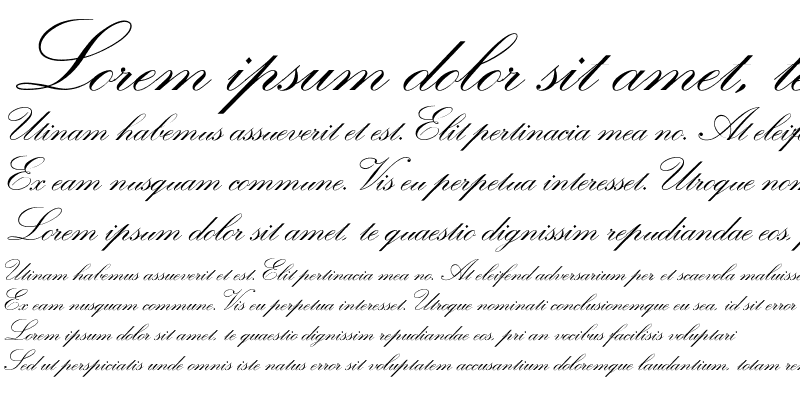 Sample of KuenstlerScript-TwoBold Regular