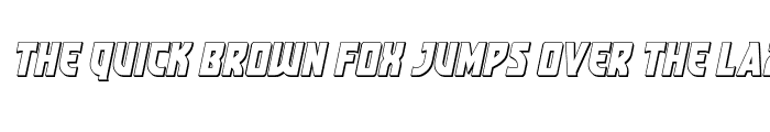 Preview of Kung-Fu Master 3D Italic Regular