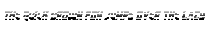 Preview of Kung-Fu Master Gradient Italic Regular